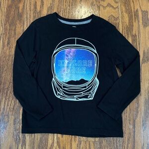 Old Navy, Boys, Explore More Long Sleeve Shirt, Size S (6-7)
